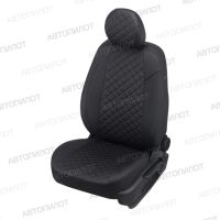 Чехлы Автопилот Экокожа Ромб на ТагАЗ Вега (2009+) Чехлы Автопилот Экокожа Ромб на ТагАЗ Вега (2009+)