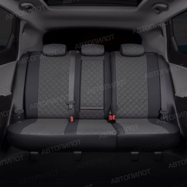 Чехлы Автопилот Экокожа Ромб на ТагАЗ Вега (2009+) Чехлы Автопилот Экокожа Ромб на ТагАЗ Вега (2009+)