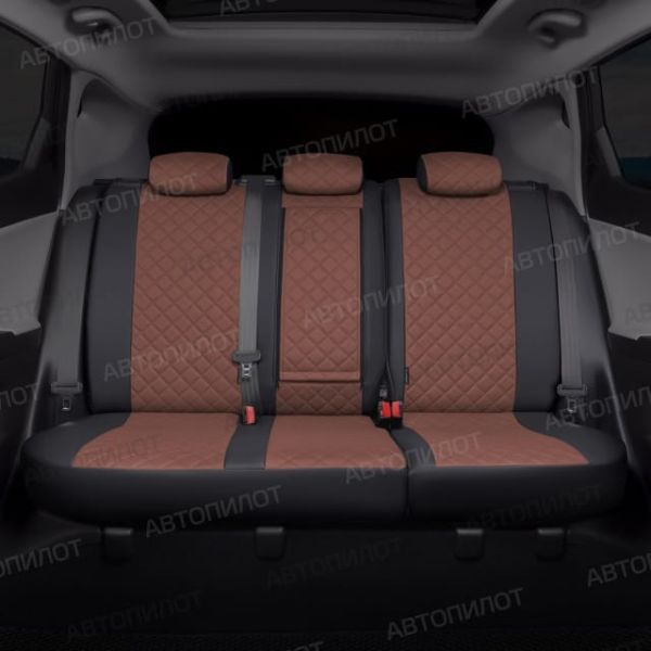 Чехлы Автопилот Экокожа Ромб на ТагАЗ Вега (2009+) Чехлы Автопилот Экокожа Ромб на ТагАЗ Вега (2009+)