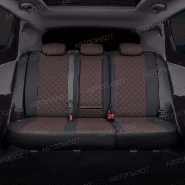 Чехлы Автопилот Экокожа Ромб на ТагАЗ Вега (2009+) Чехлы Автопилот Экокожа Ромб на ТагАЗ Вега (2009+)