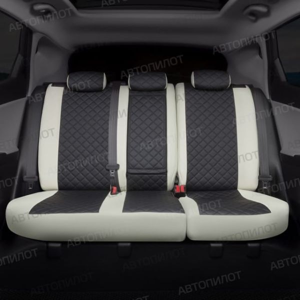 Чехлы Автопилот Экокожа Ромб на ТагАЗ Вега (2009+) Чехлы Автопилот Экокожа Ромб на ТагАЗ Вега (2009+)