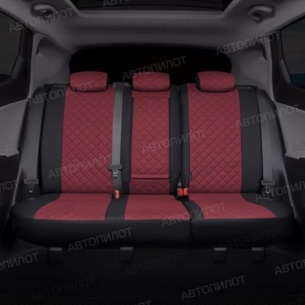 Чехлы Автопилот Экокожа Ромб на ТагАЗ Вега (2009+) Чехлы Автопилот Экокожа Ромб на ТагАЗ Вега (2009+)