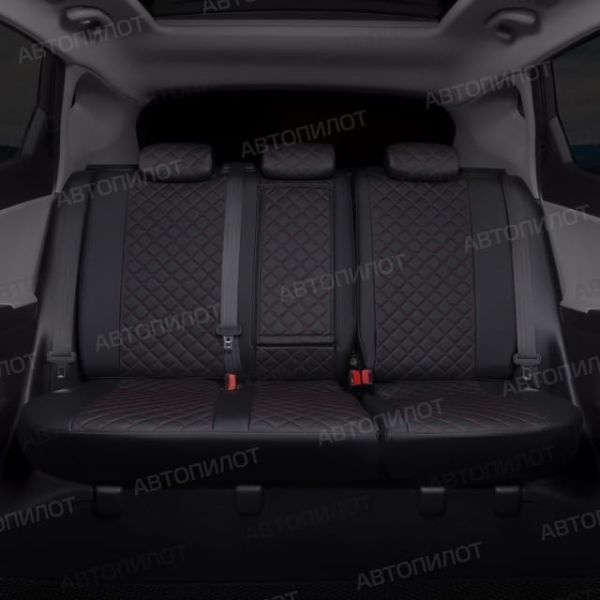 Чехлы Автопилот Экокожа Ромб на ТагАЗ Вега (2009+) Чехлы Автопилот Экокожа Ромб на ТагАЗ Вега (2009+)