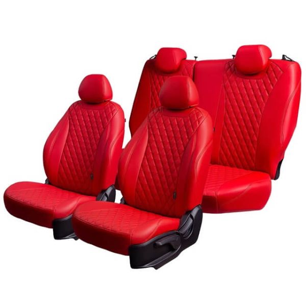 Чехлы Премиум Экокожа Байрон Ромб на Skoda Kodiaq (2016+) Чехлы Премиум Экокожа Байрон Ромб на Skoda Kodiaq (2016+)