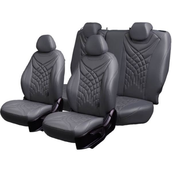 Чехлы Премиум Экокожа Байрон Президент|Жук на Fiat Albea 2002-2012 г.в.