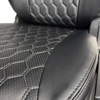 Чехлы Экокожа Ромб на Mitsubishi ASX Чехлы Экокожа Ромб на Mitsubishi ASX